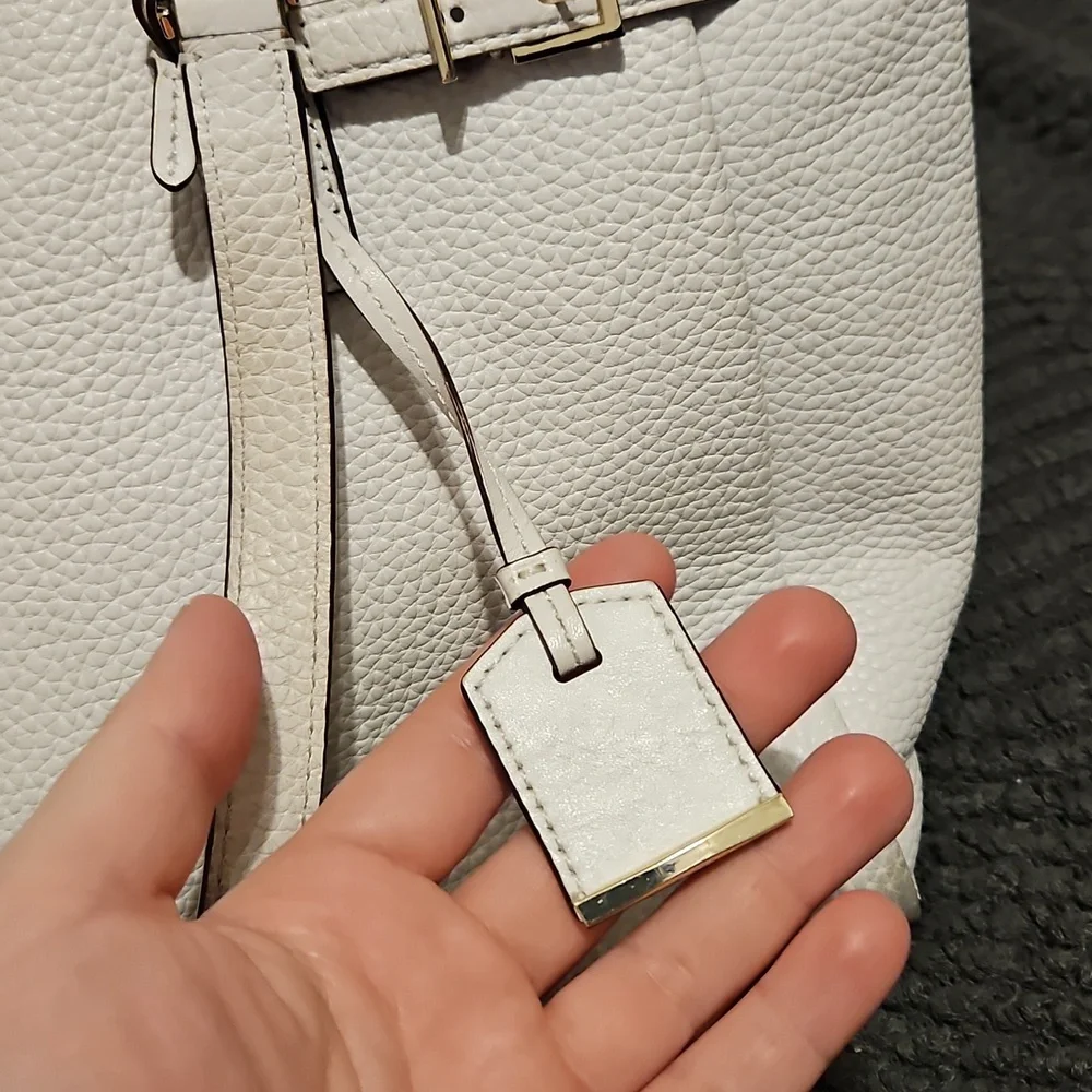 Kate Spade Holden‎ Street Cream Textured Tote Leather Bag